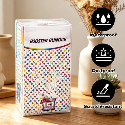 Rainmae 5PCS Protector Case for Booster Bundle(10 Bundle) Build & Battle Plastic Display Box (NOT Fit for NEW Booster), Duty Dust Resistant Protector Case with Lid Compatible with Ultimate Collectible