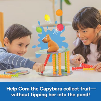 Educational Insights Snack or Splash - Learning Games for Kids Ages 4-8, Toddler Board Games, Strategy Topple Game, Tabletop Family Board Game, Preschool Fine Motor and Color-Matching Toys