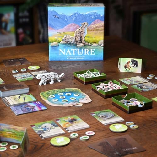 Nature Board Game | Adapt and Evolve Species to Survive in a Shared Ecosystem | Wildlife Strategy Game for Adults, Teens and Families | 1-4 Players, Solo Mode, Age 10+