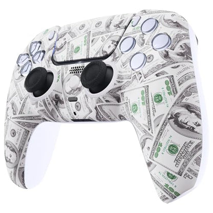 Custom Controllerzz Custom Wireless Controller Compatible with PS5 - Multiple Designs Available (PS5 Money) - color: PS5 Money