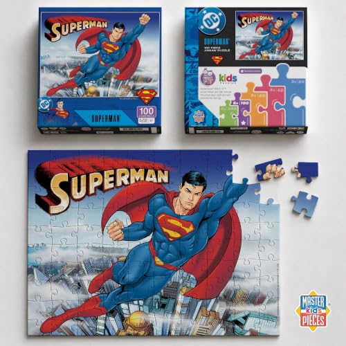 MasterPieces 100 Piece Jigsaw Puzzle for Kids - 14"x19" - Superman - style: Superman