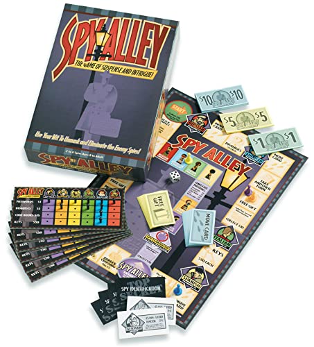Spy Alley - Mensa Award-Winning Strategy Game - Social Deduction & Bluffing Board Game - Family Game Night Fun - Ages 8+ for 2-6 Players
