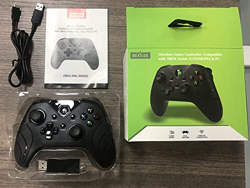 NEXiLUX WIRELESS 4 in 1 GAME CONTROLLER COMPATIBLE WITH XBOX Series X | S/ONE / PS3 & PC