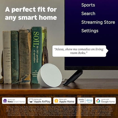 Roku Streaming Stick HD with Voice Remote | Compact 4K Streaming Device for TV with Roku Voice Remote & Long-Range Wi-Fi - Free & Live Local News, Sports - style: HD