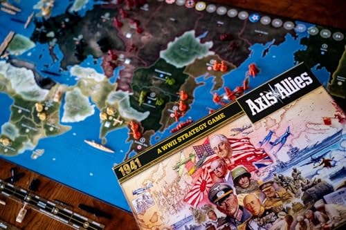 Renegade Game Studios Axis & Allies 1941, WWII Strategy Board Game | Wargame for 2-5 players with 160 miniatures. Streamlined rules, updated design, and 1-3 hour gameplay for ages 12 and up