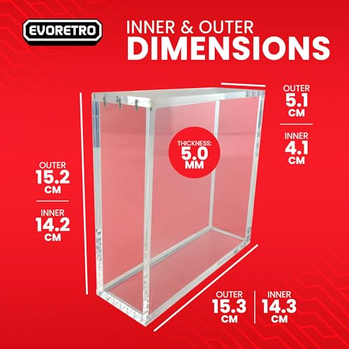 Acrylic Display Case Compatible for Pokemon Japanese Booster Box – Fits VSTAR Universe, Shiny Star V, VMAX Climax, Tag Team GX All Stars, Shiny Treasure ex – Dustproof Protector Box Holder - Large - style: JP Box L (1)