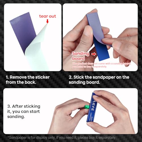 stedi Metal Sanding Sticks 4PCS, Hobby Model Tools for Gundam | Scale Military Model 3D Resin Parts, Wood, Perfect for Sanding Small Areas, Blue - style: 4PCS Metal Sanding Sticks