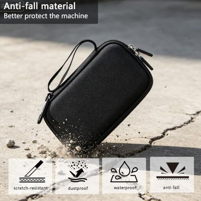 Legestori Hard EVA Travel Carry Case Compatible With Sony PSP 1000 2000 3000, Portable Protective Travel Cover Storage Box With Mesh Pocket & Carabiner (Case Only