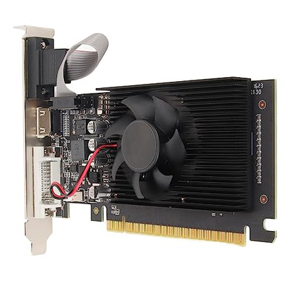 Bewinner GT610 Computer Graphics Card, 2GB DDR3 64bit PCI Express X16 Graphics Card with DVI, VGA, HDMI Interface for Computer Desktop