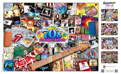 MasterPieces Greatest Hits - 70's 1000pc Puzzle - style: 70's Greatest Artists