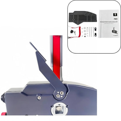 Outboard Machine Remote Control Box Assembly 703-48230-14 Suitable for Yamaha 703 Outer Side Mounted 7PIN Without Fine Adjustment Switch Push to Open