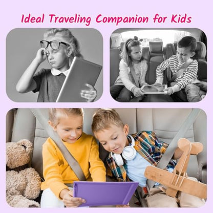 TECJOE 10 Inch 2 Pack LCD Writing Tablet, Colorful Doodle Board Drawing Tablet for Kids, No Mess Toddler Travel Learning Toys, Christmas Birthday Gifts for 3 4 5 6 7 8 Year Old Boys Girls Preschooler - color: Purple Pink