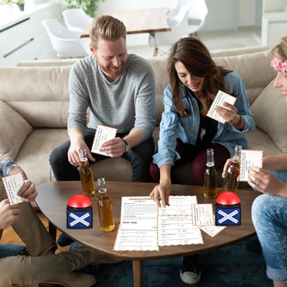 Syhood Thanksgiving Friendly Feud Game with 2 Answer Buzzer, Friendsgiving Family Card, Family Trivia Quiz Game Night for Party Office Adults Large Groups Teams - style: Thanksgiving