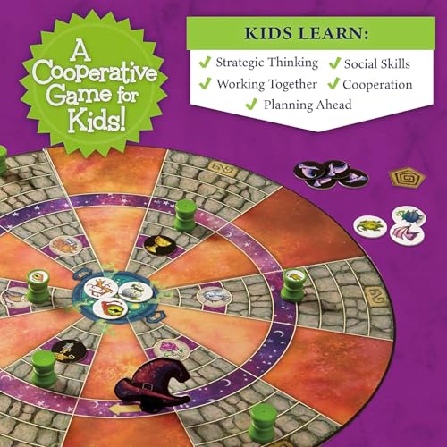 Peaceable Kingdom Cauldron Quest Cooperative Potions and Spells Game for Kids