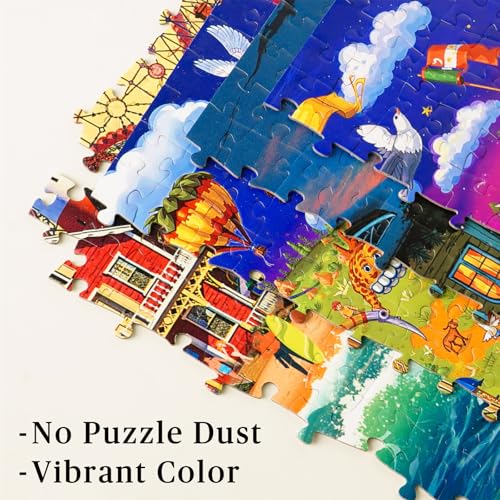 1000 Piece Round Jigsaw Puzzle for Adults, Tree of Life in Crystal Ball 26.6in Difficult Impossible Puzzles with Letters on Back, Crystal-Style Aesthetic Art, Mindful Activity Gift for Adults - color: B-crystal Tree of Life