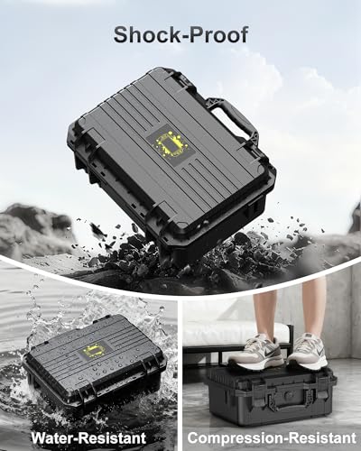 DEVASO Carrying Case for Nintendo Switch 2 (2025), Hard Shell Waterproof Travel Case with Soft Lining, Fits Switch 2 Console, 2 Pro Controllers, Dock & Accessories, Home Storage & Outdoor Travel