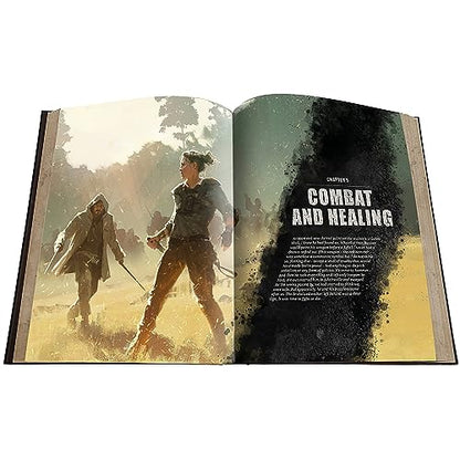 Free League Publishing The Walking Dead Universe RPG Core Rules, Fantasy Horror Adventure Roleplaying, Hardback RPG Book, Adults, Teens Ages 16+ - style: The Walking Dead Universe RPG Core Rules