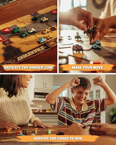 Restoration Games Thunder Road Vendetta | Racing and Strategy Board Game for Adults, Post-Apocalyptic Demolition Derby Racing Game, 2-4 Players, Ages 10+