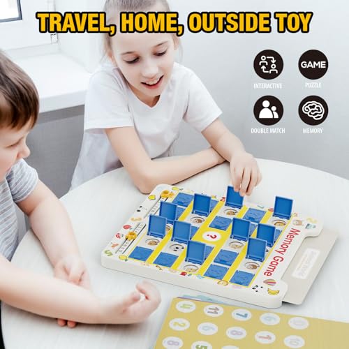 HONGID Matching Memory Game for Kids Age 3 4 5 6 7 8 9,Toddler Kids Travel Toys,Board Game,Road Trip Essentials for Toddler Boys Girls,Christmas Birthday Gifts Stocking Stuffers for Kid