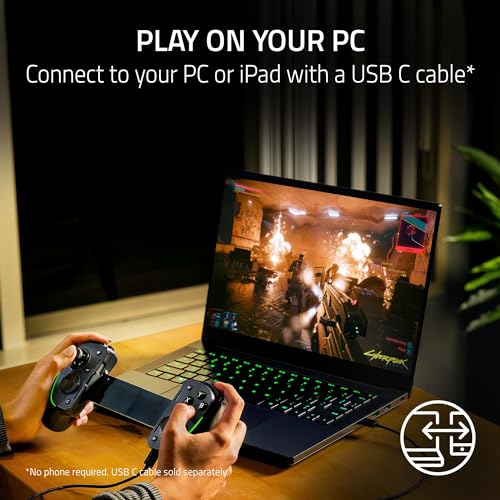 Razer Kishi Ultra Gaming Controller for Mobile, Phone, Tablet (USB-C)