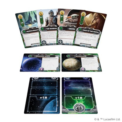Star Wars: The Deckbuilding Game: Mandalorian Faction Pack | Play as The Mandalorian, Bounty Hunters & Troopers, Strategy Game for Kids & Adults, Ages 12+, 2 Players, 30 Mins