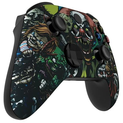 Stealth Controllers Wireless Controller for Xbox Series S, Xbox Series X, Xbox One - Soft Touch Feel - Custom Series S/X Controller (Scary Party) - color: Scary Party