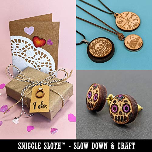 D20 20 Sided Gaming Gamer Dice Critical Role Mini Wood Shape Charms Jewelry DIY Craft - 16mm (22pcs) - with Hole - color: With Hole, size: 16mm (22pcs)