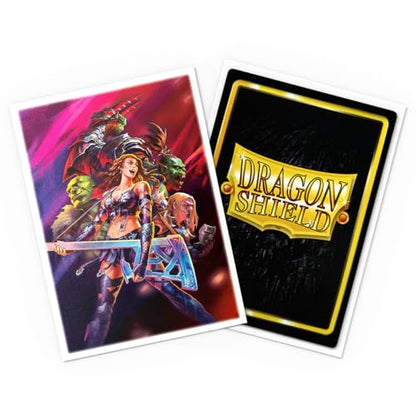 Dragon Shield | Matte Art Sleeves | Super Slam | 100 CT - Smooth & Tough Premium TCG Sleeves | Compatible with Pokemon, Flesh & Blood, One Piece & Magic the Gathering - color: Super Slam