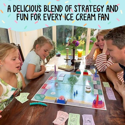 Ice Cream Empire by Empire Games –Strategic Family Game for Adults, Teens & Kids Ages 7+, Build Your Ice Cream Business Board Games for Adults & Kids, Educational Kids Games for Game Night Fun