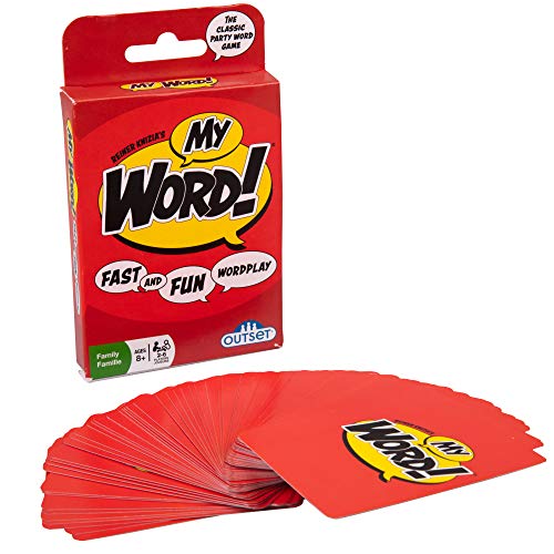 My Word! The Card Game of Fast and Fun Wordplay – Travel Sized - for 2 to 6 Players Ages 8 and up by Outset