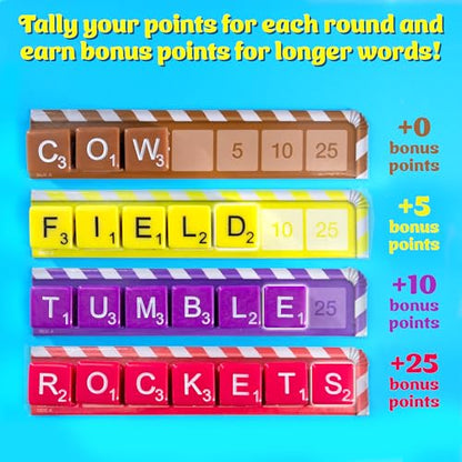 Thames & Kosmos Dice Words | The Refreshingly Fun Word Game | Roll, Spell & Score | Skill, Luck & Speed | 2–4 Players | Ages 8+
