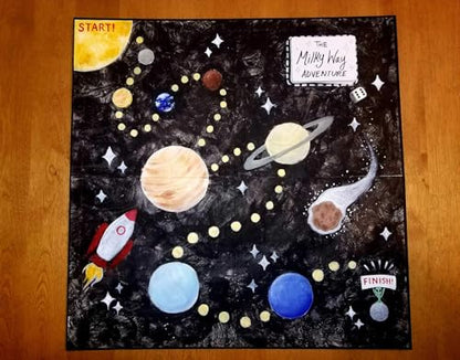 Blank Game Board & Box, 17 Inch DIY Create Your Own Board Game Kit | Design custom board games for classrooms, family fun, gifts, and game design projects - style: 17" Board/Box