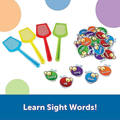 Learning Resources Sight Word Swat A Sight Words Game - Phonics Flash Cards, Board Games for Kids, Montessori Spelling , Homeschool, Classroom Must Haves, Teacher Supplies, Gifts for Boys and Girls - style: Sight Word Swat
