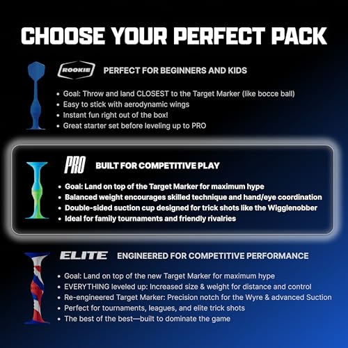 Popdarts PRO 팩 게임 세트, 드리즐 | 실내, 실외, 흡착 컵, 던지기 게임, POP와의 경쟁 - color: 이슬개.
