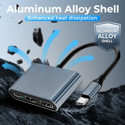 Switch 2 Dock,Portable USB C Docking Station with 4K@60Hz~120Hz HDR/PD Max100W/USB Port,Aluminum Alloy Travel TV Dock for Switch/Steam Deck/ROG Xbox Ally X/Legion Go 1/2/S - size: Normal Model