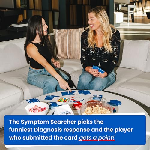 DiagnosThis – Hilarious Hypochondriac Party Game for Adults | 300 Diagnosis & 100 Symptom Cards for Medical Nerds, Hypochondriacs & Game Nights