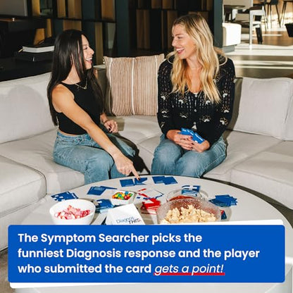 DiagnosThis – Hilarious Hypochondriac Party Game for Adults | 300 Diagnosis & 100 Symptom Cards for Medical Nerds, Hypochondriacs & Game Nights
