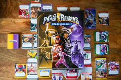 Renegade Game Studios Power Rangers Deck-Building Game 2-4 Players, Ages 13+ Core Set | Strategic tabletop card game for ages 13+. Includes 70 main deck cards, oversized characters, Zords, and a rulebook