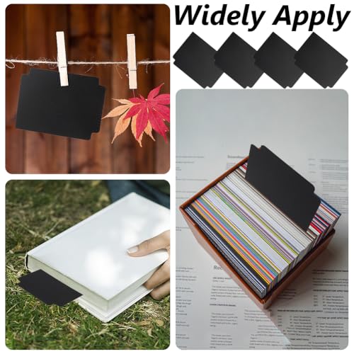 CRASPIRE Trading Card Dividers Black Card Separator Card Sorting Tray Plastic Card Dividers Board Game Card Separator Card Deck Box Dividers for Game Organizer Storage 60sheets 2.75 x 3.7 Inch - style: 60Pcs Black