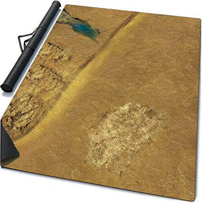 6’ x 4’ Double-Sided Rubber Battle Mat: Deserted Heart + Homeland + Bag