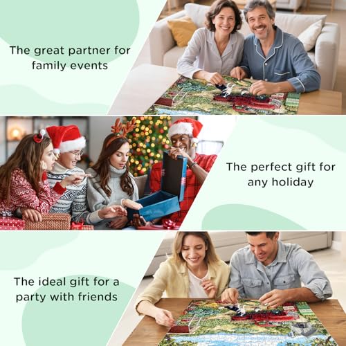 500 Piece Puzzle for Adults, Farm Scene Jigsaw Puzzles - style: Farm Scene