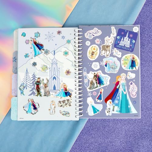 Fashion Angels Disney Frozen 1000+ Tabbed Sticker Collection Book | Includes Holographic, Vinyl & Alphabet Stickers with Elsa, Anna, Olaf & Friends, Ages 6+ - color: Frozen