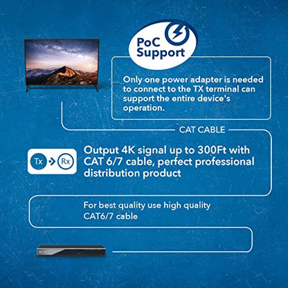 OREI HDBaseT 8x8 Matrix Extender 300ft 4K60Hz HDR IR EDID RS-232 CEC WebGUI | 8x8 HDBaseT HDMI Matrix Extender, 4K60 HDR, 300ft CAT6, IR Matrix, EDID, CEC, RS-232, TCP/IP & Web GUI - size: 8x8 - Up to 300 Ft