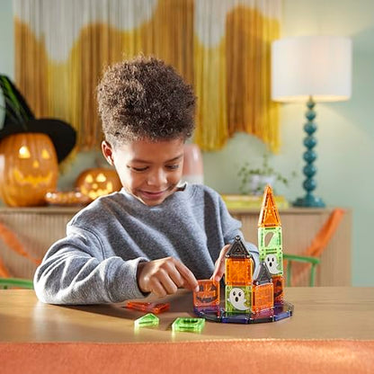 MAGNA-TILES microMAGS 24-Piece Spooky Travel Set, The Original Magnetic Building Brand - style: Spooky