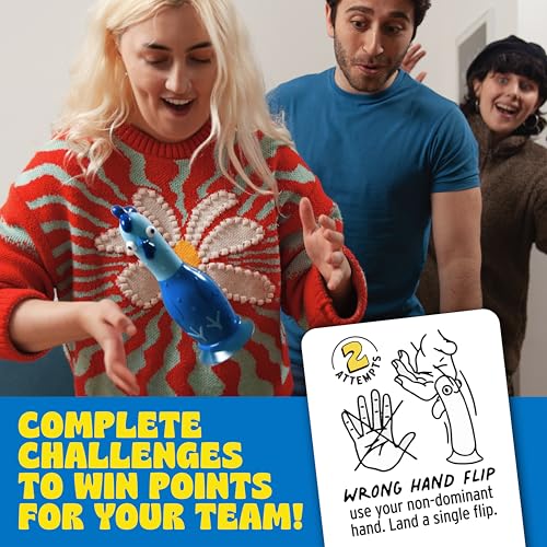 Big Potato Chicken vs Hotdog Action Party Game for Kids and Adults | Flip Your Sling'em, Silly Board Game, Head-to-Head Flipping Duel, Fast & Funny, 2+ Players, Ages 8+, Yard and Outdoor Game - style: Chicken vs Hotdog 2024 Edition