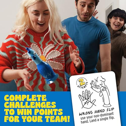 Big Potato Chicken vs Hotdog Action Party Game for Kids and Adults | Flip Your Sling'em, Silly Board Game, Head-to-Head Flipping Duel, Fast & Funny, 2+ Players, Ages 8+, Yard and Outdoor Game - style: Chicken vs Hotdog 2024 Edition