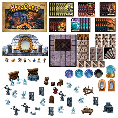 Hasbro Gaming Heroquest The Mage of The Mirror Quest Pack, Roleplaying Game for Ages 14+, Requires HeroQuest Game System to Play