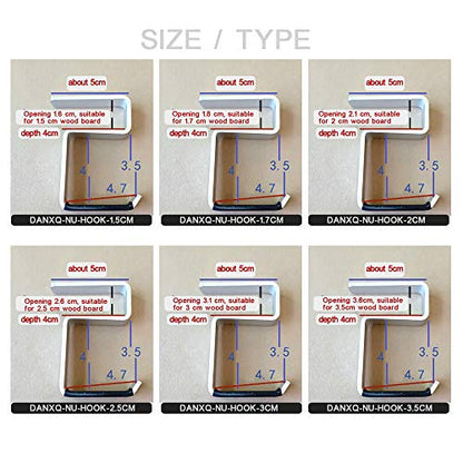Office Computer Desk Aluminum Hook Clamp-On Desk Headphone Holder/Backpack Hook/Provides A Convenient Place to Hang Headset Or Bag (for 3.5cm Thickness)