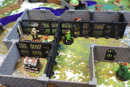 Dirt Cheap Dungeons - Jail Cell Kit | Modular & Customizable | Injection-Molded for Superior Durability | TTRPG Accessories for D&D, Daggerheart, & Tabletop Gaming