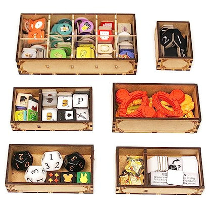 TowerRex Organizer for Root Board Game and Underworld, Riverfolk, Marauder, Clockwork Expansions, Storage Insert, Accessories Upgrade
